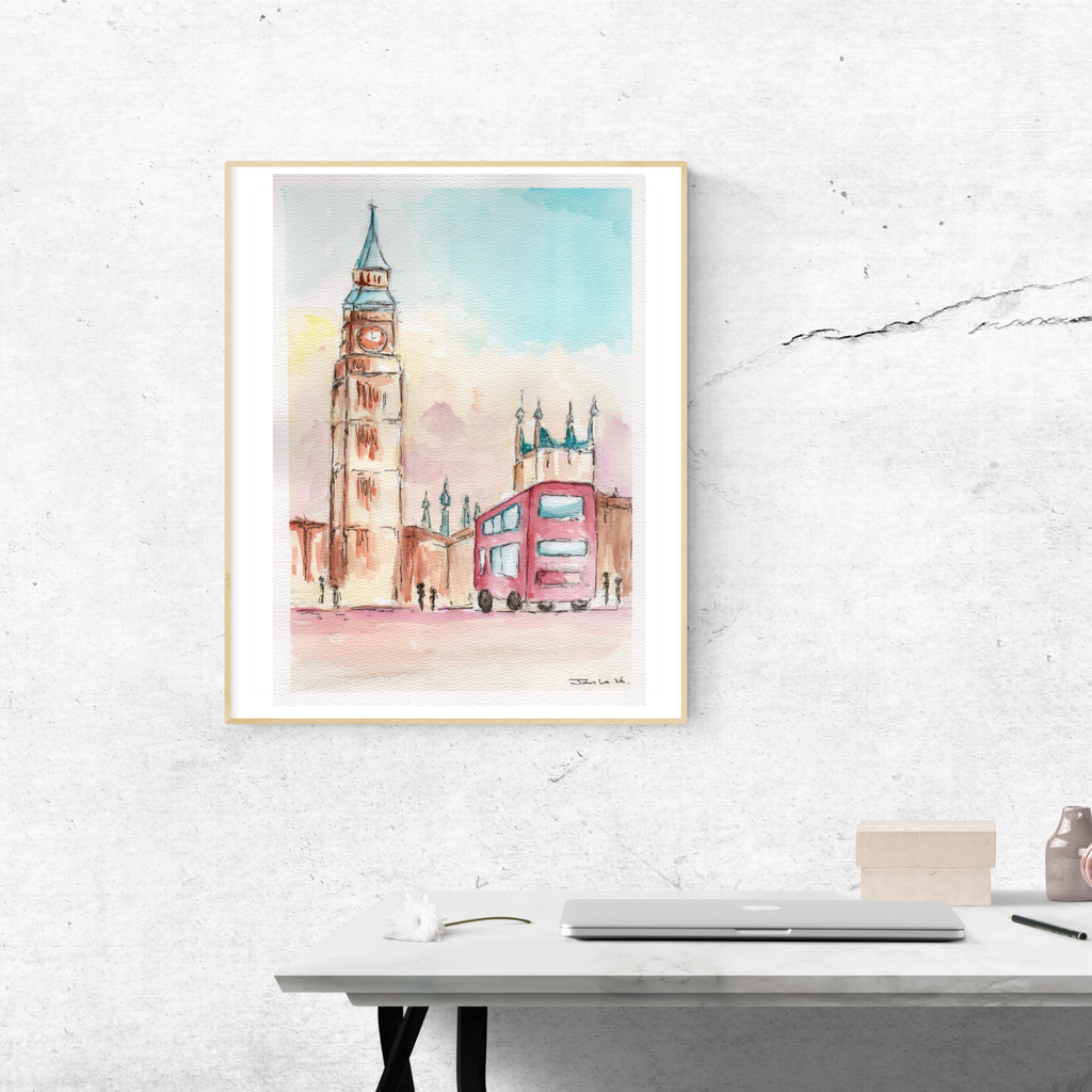 London Lights – Watercolour Painting