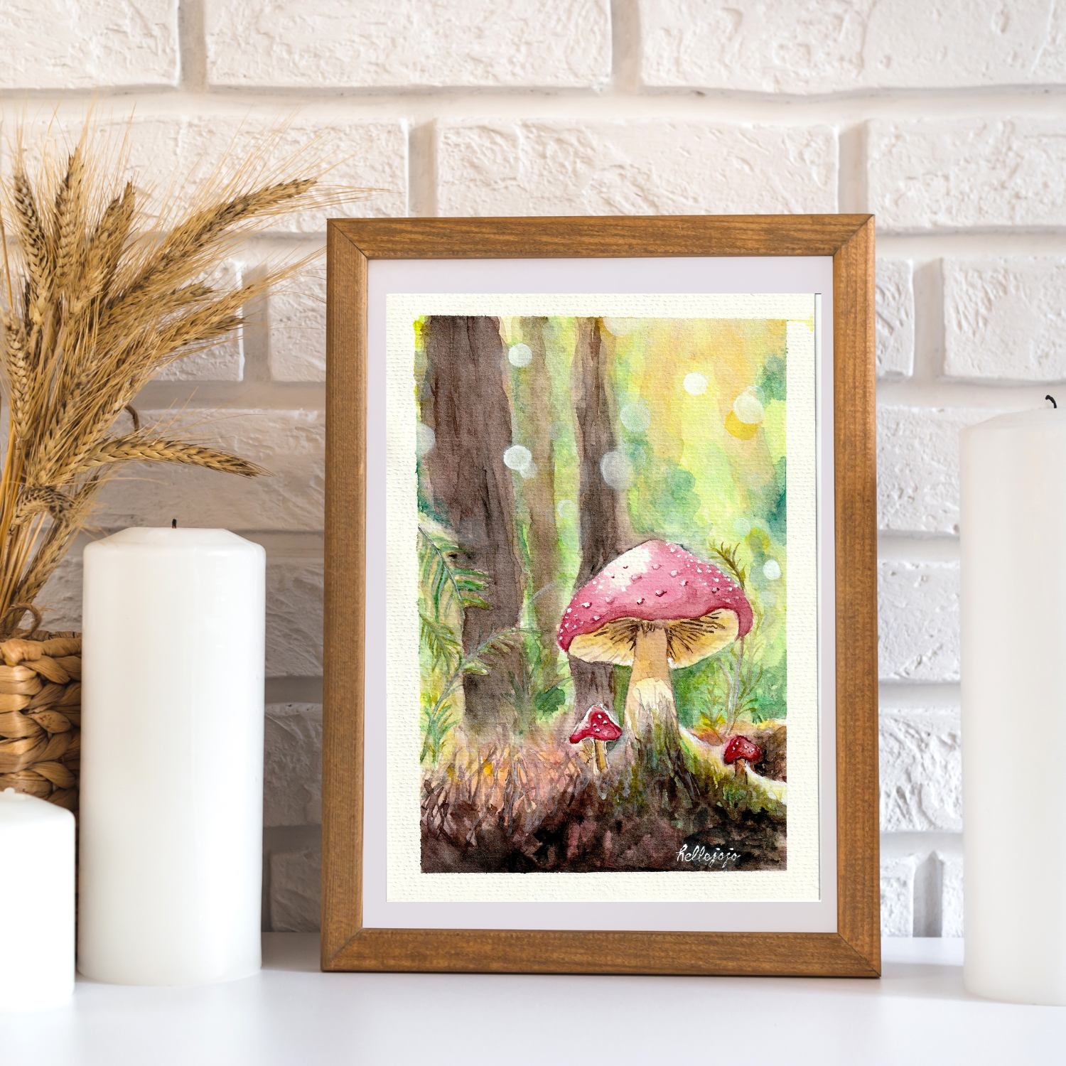 Jungle Corner Rest – Watercolour Painting