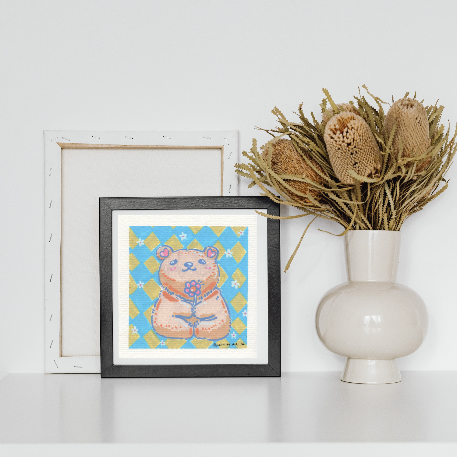 Gentle Bear – Acrylic Marker Artwork