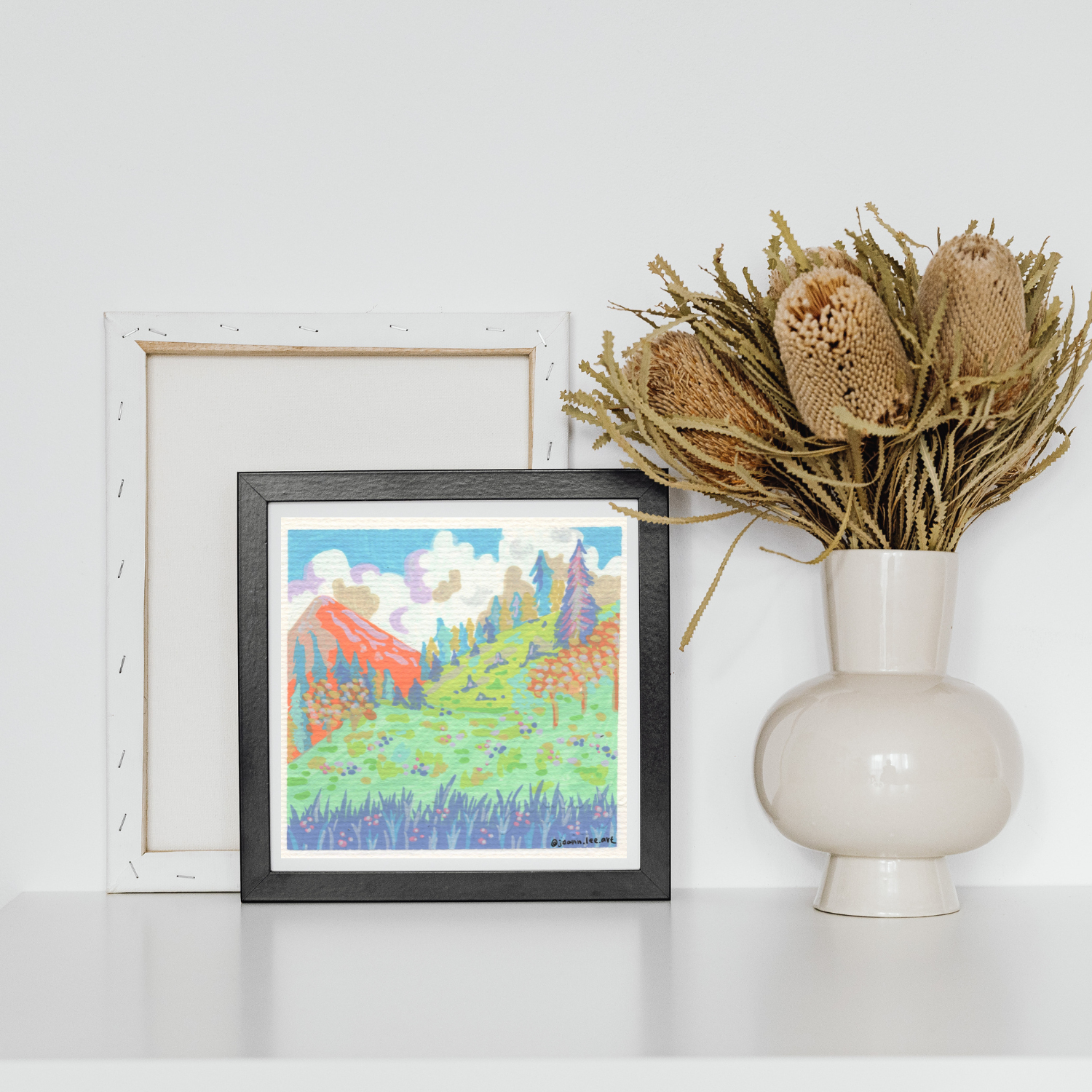 Pastel Horizon - Acrylic Marker Artwork