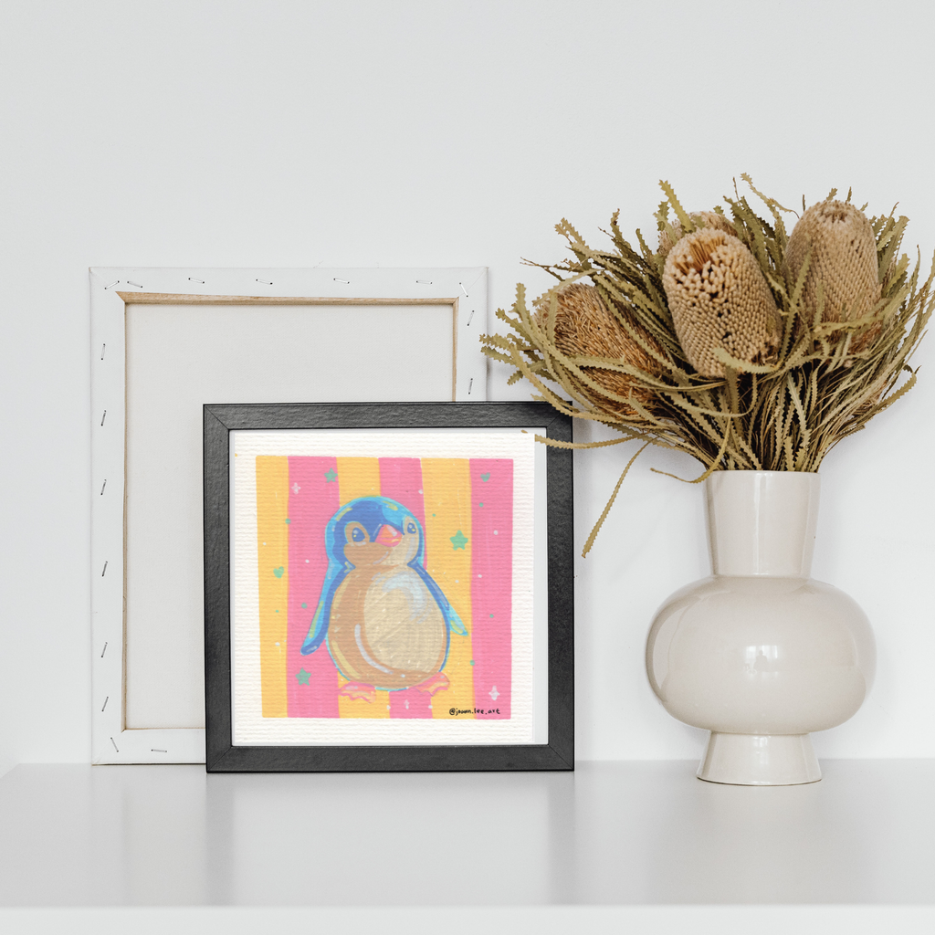 Little Penguin – Acrylic Marker Artwork