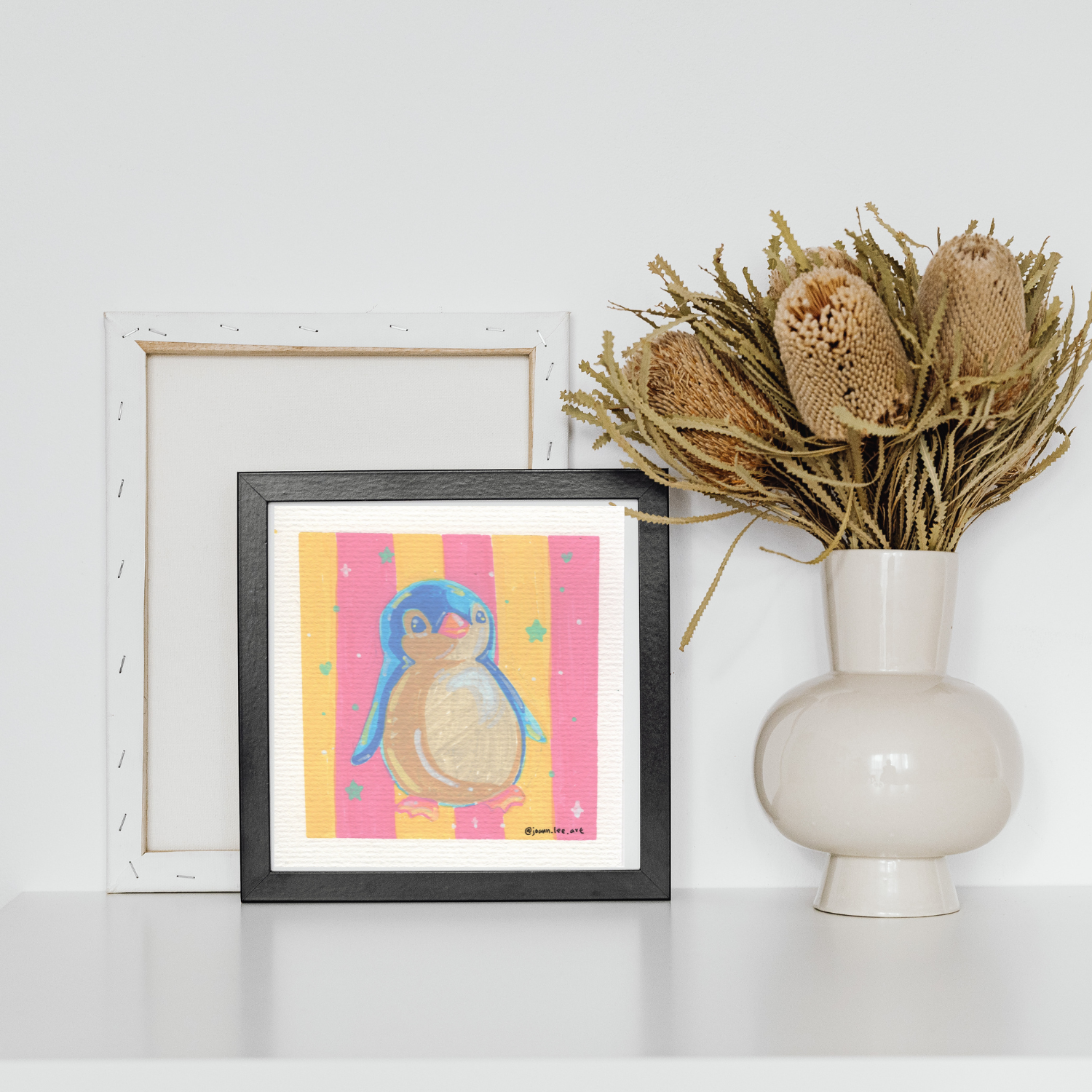 Little Penguin – Acrylic Marker Artwork