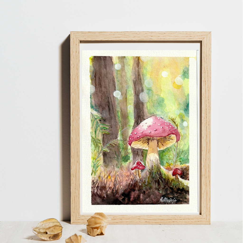 Jungle Corner Rest – Watercolour Painting