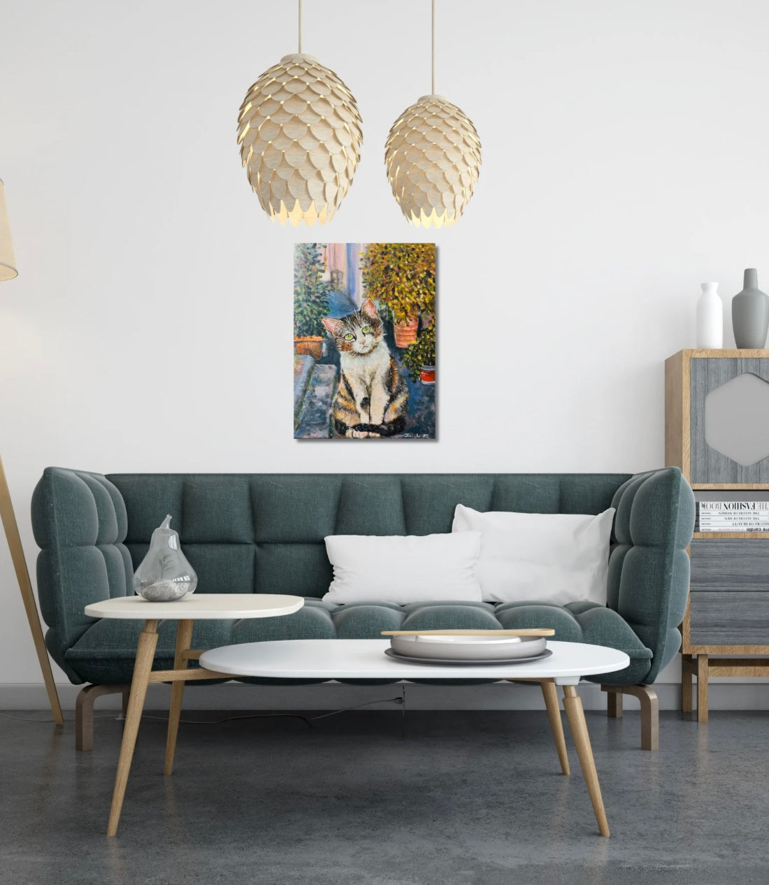 At the Corner - Original Acrylic Painting