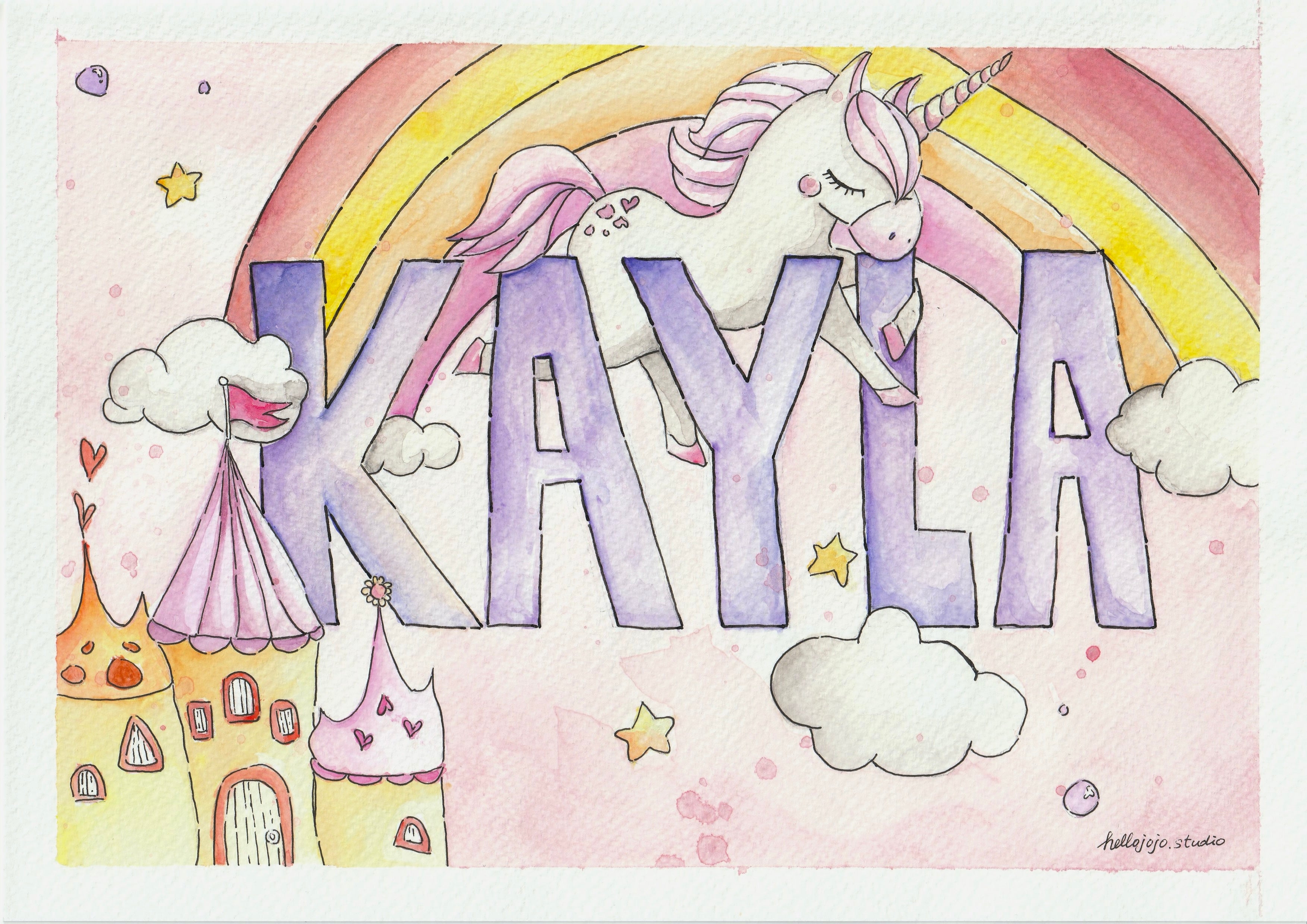 Little One’s Name Art