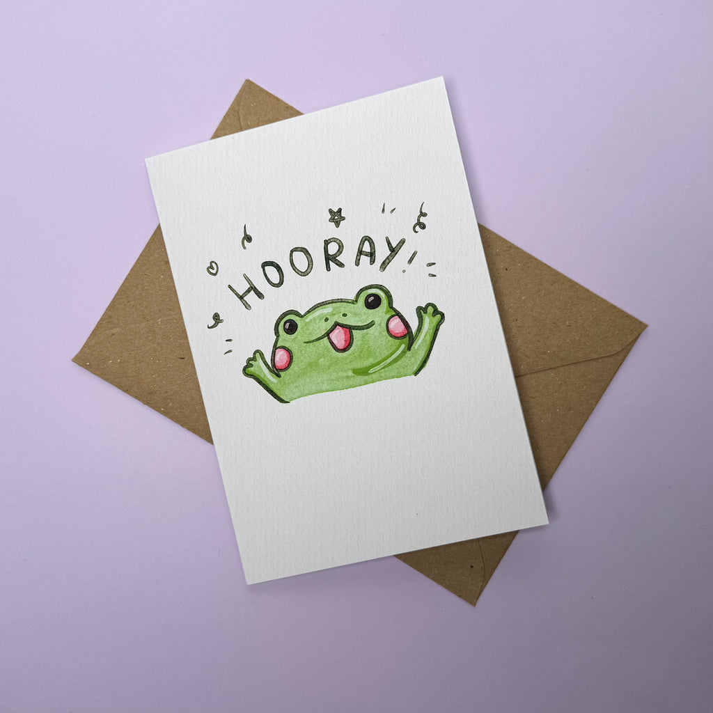 Happy Frog - "HOORAY!"