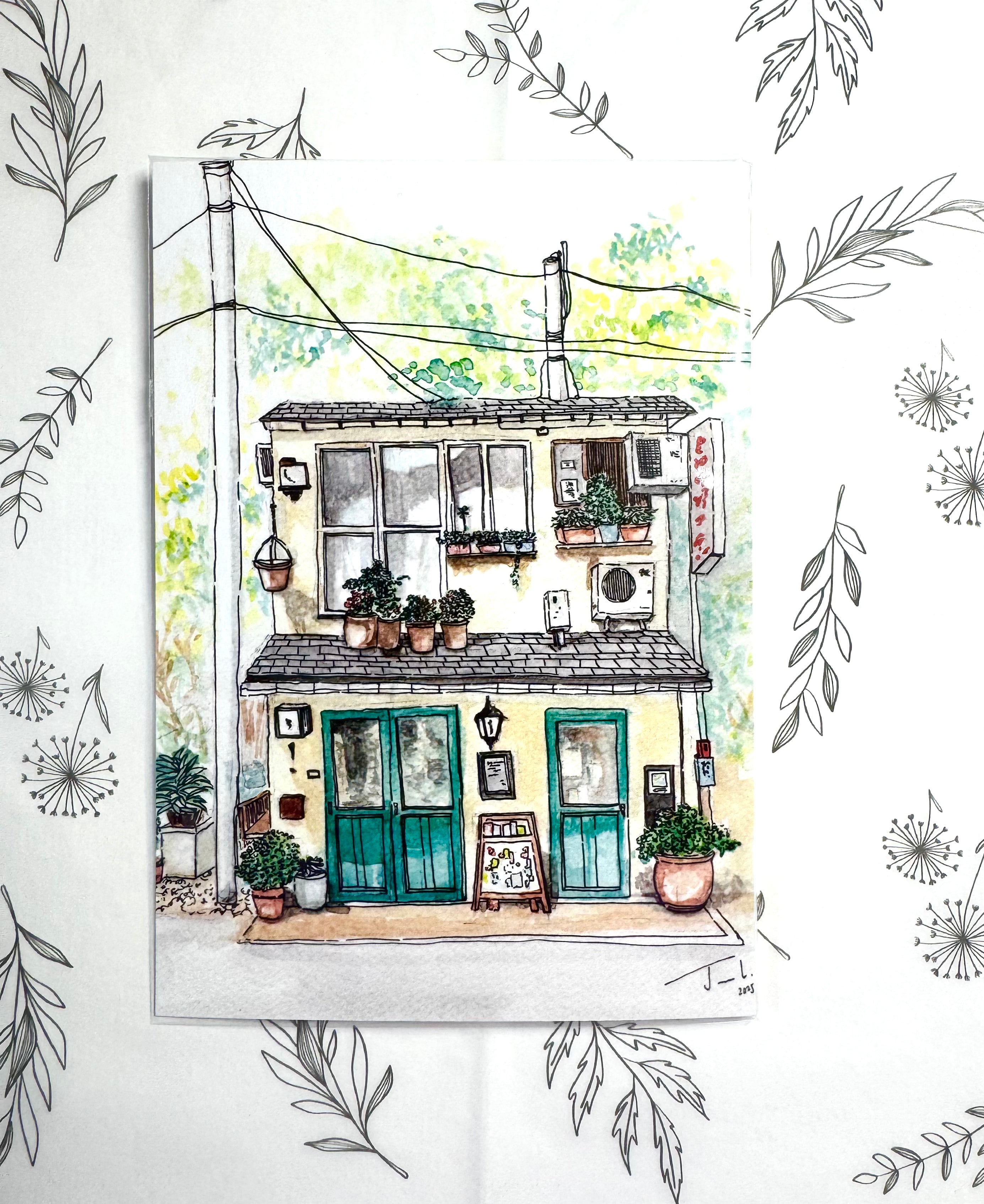 Morning Calm – A6 Art Postcard